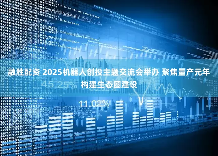 融胜配资 2025机器人创投主题交流会举办 聚焦量产元年构建生态圈建设