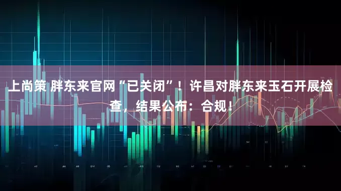 上尚策 胖东来官网“已关闭”！许昌对胖东来玉石开展检查，结果公布：合规！